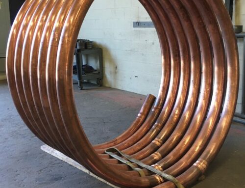 Copper helical coil