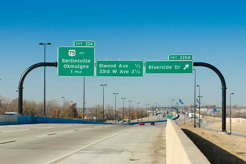 freeway sign